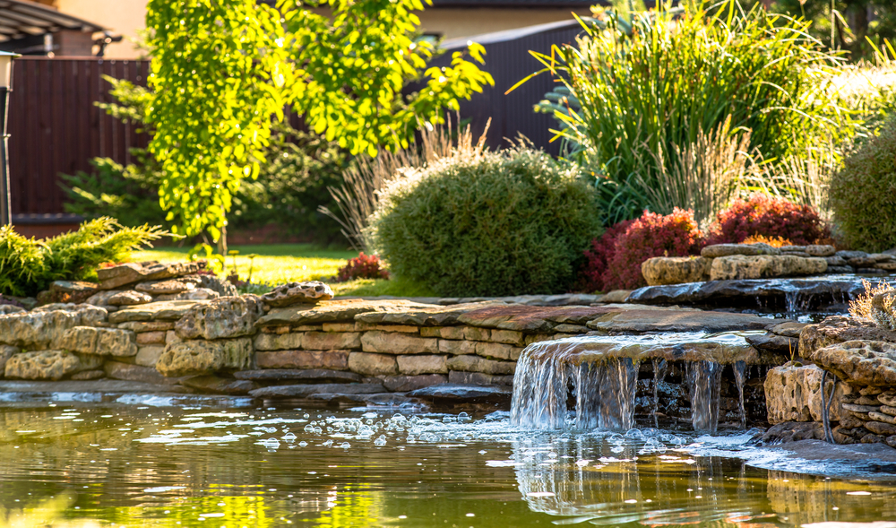 Waterfalls & Ponds parts of Landscape Design and Pool design by Carlos Pools and landscaping